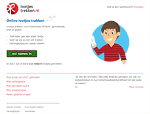 Tablet Screenshot of lootjestrekken.nl